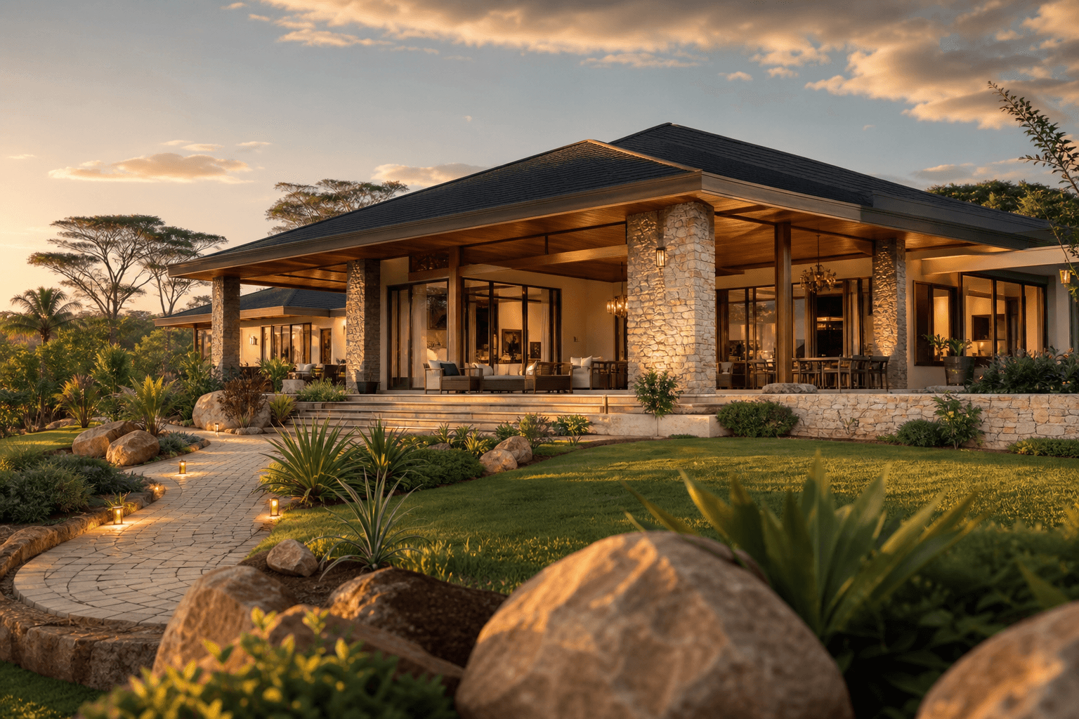 Luxury bungalows